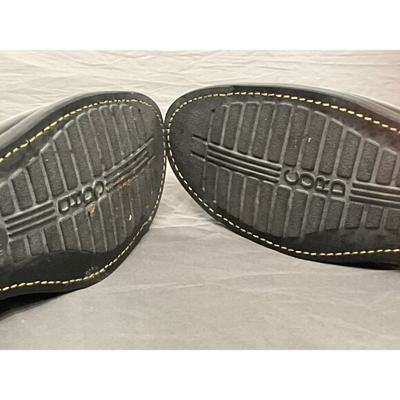 FRYE Rugged STONE CROSS STRAP Short Oil Resistant BLACK LEATHER BOOT 8.5 D - Picture 16 of 16